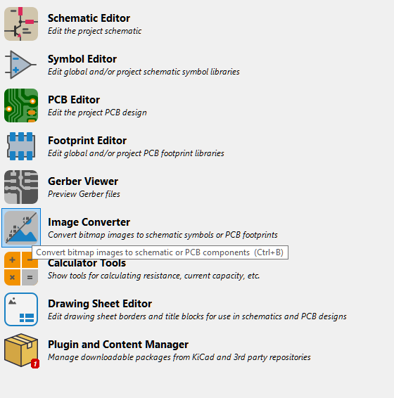 Image Converter Kicad